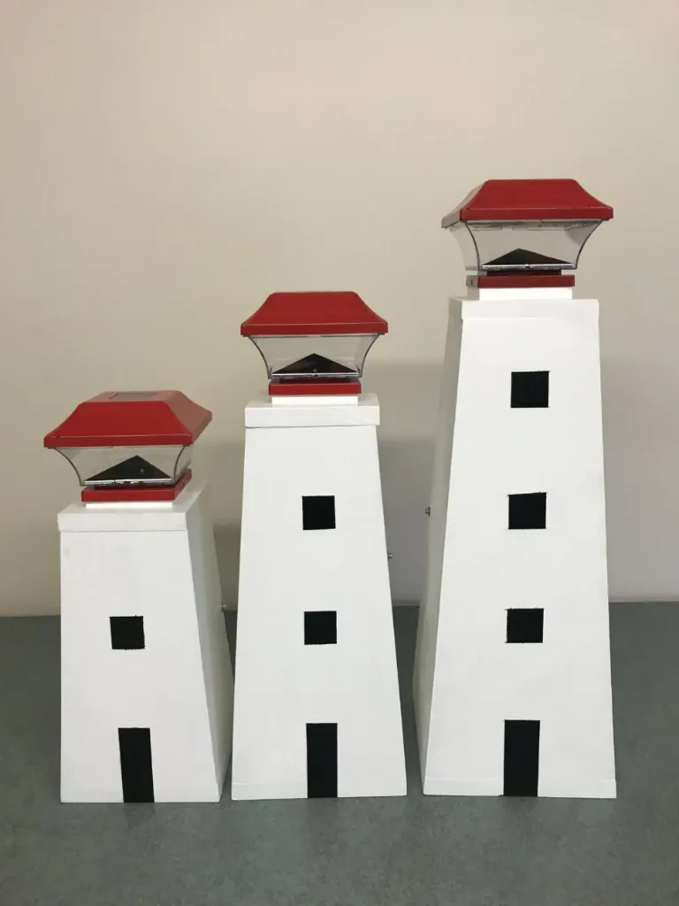 Set of 3 Light Houses